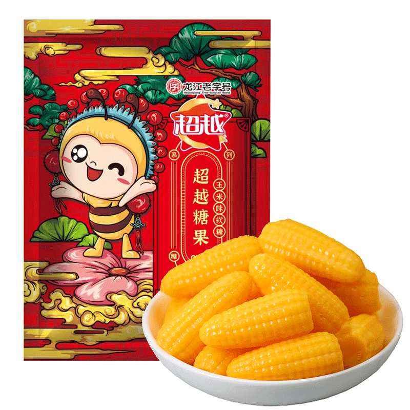 Delicious ChaoYue Corn-Flavored Gummy Candy 500g