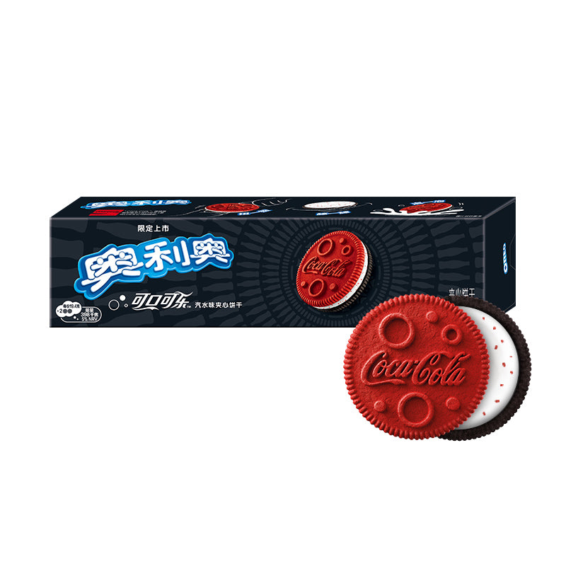 Delicious Oreo & Coca-Cola Co-Branded Cola-Flavored Cookies 97g