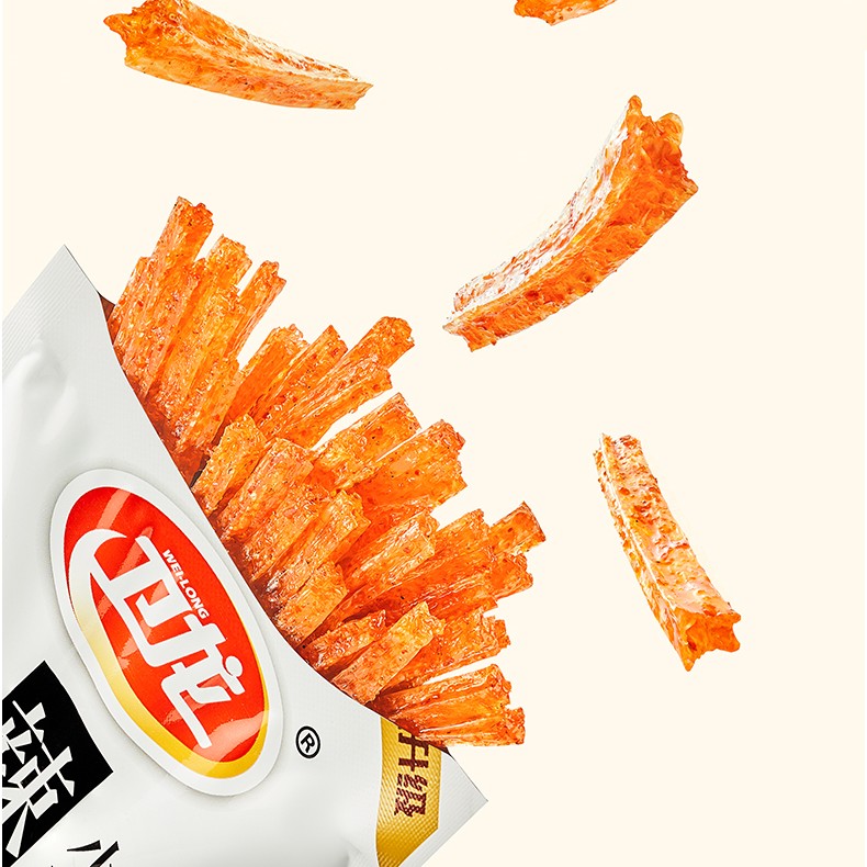 Weilong Latiao Small Spicy Sticks Spicy Gluten 24g